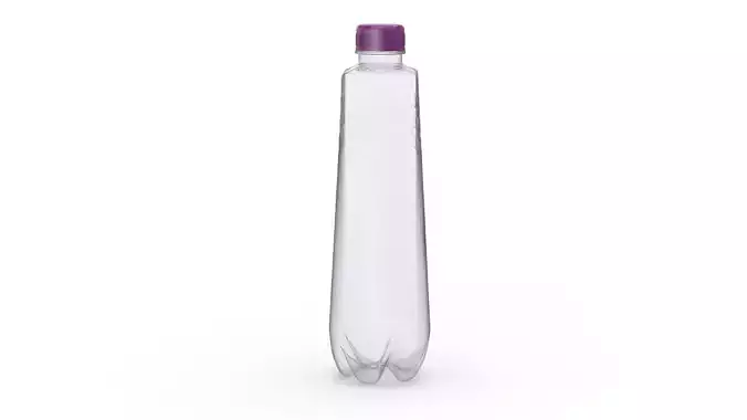 Botttle logo 3D model plastic baverage 3D model 3D model