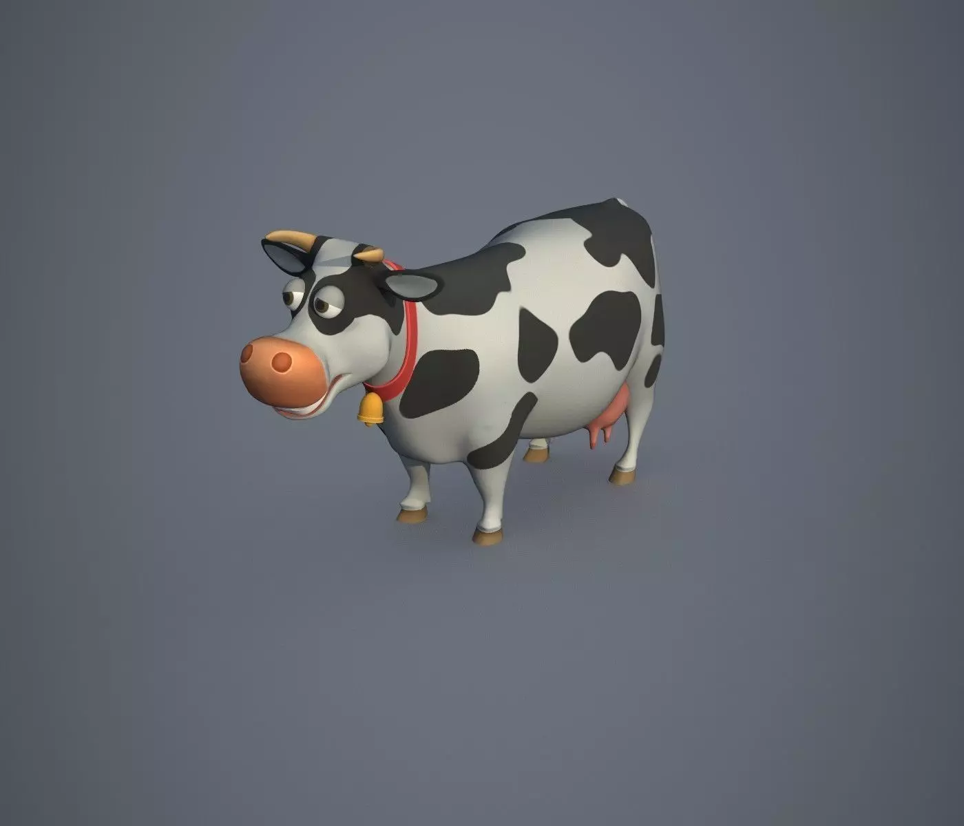 Cow Stylized Low-poly 3D model