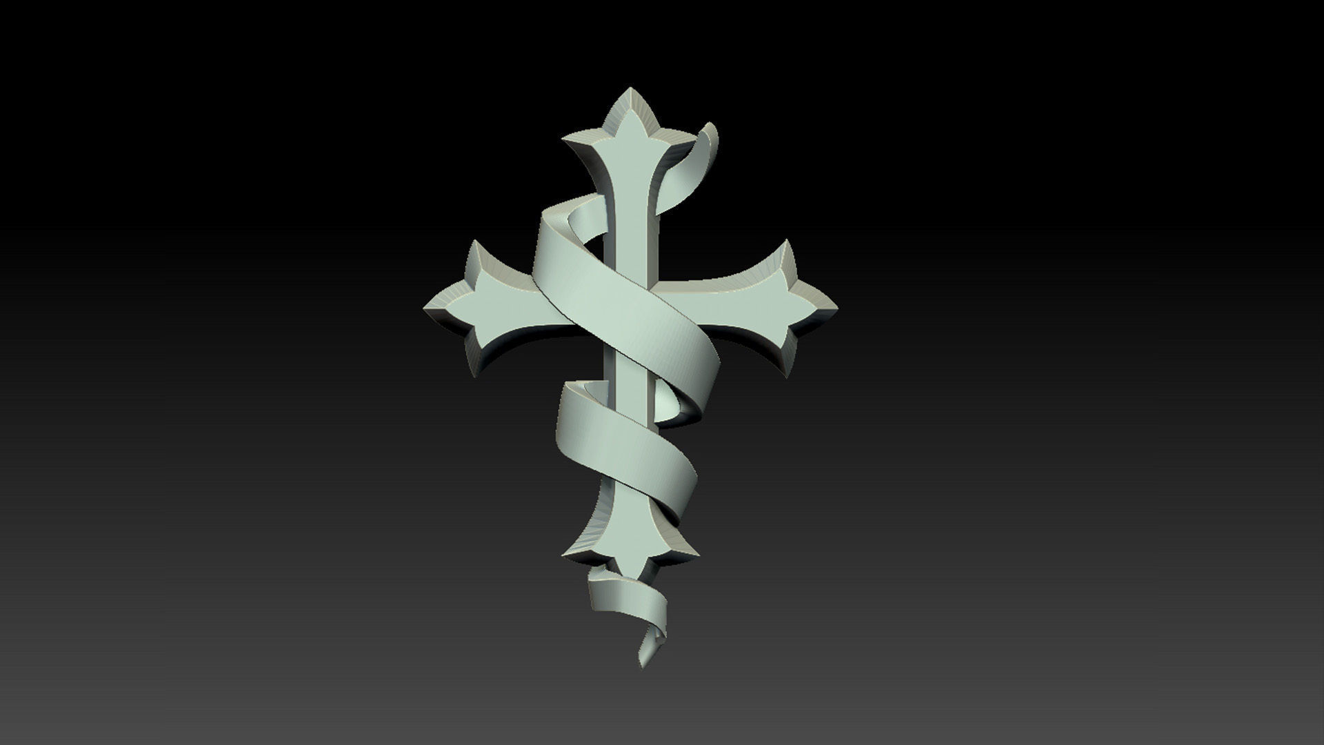 cross 3D print model_9