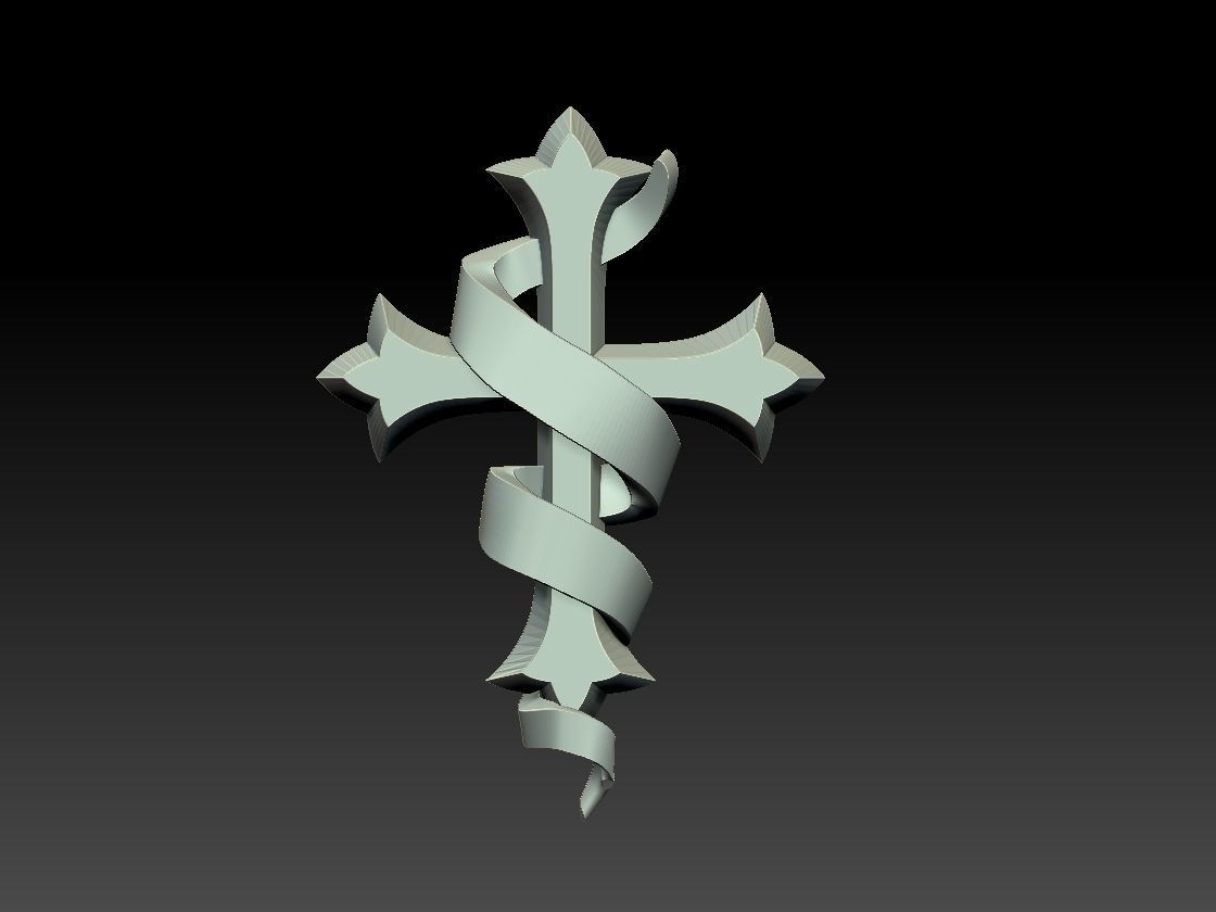 cross 3D print model_18