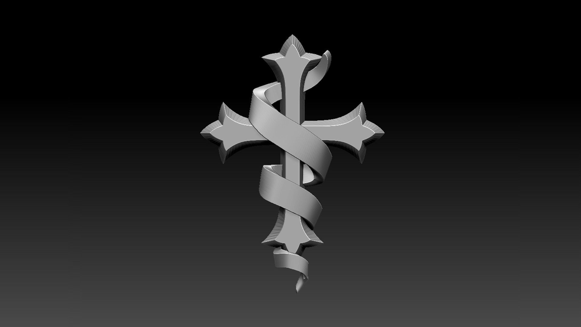 cross 3D print model_26
