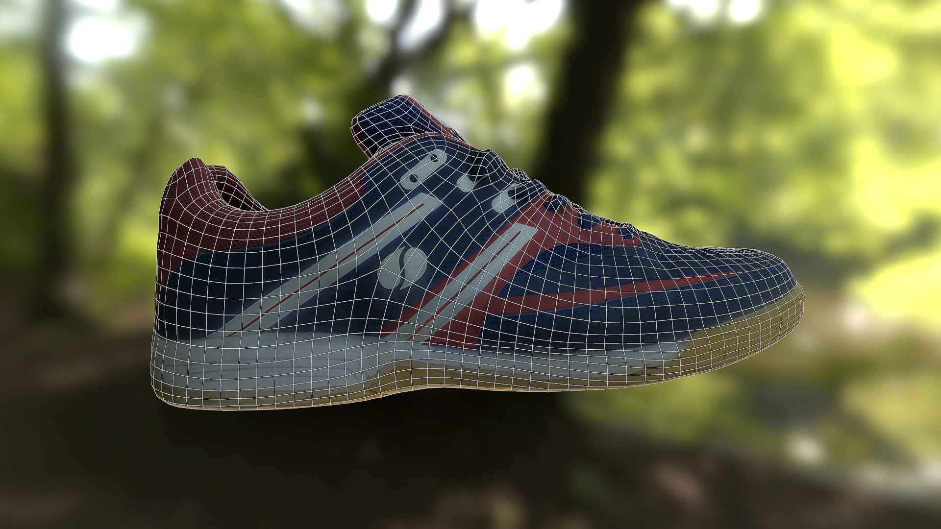 Sport shoe low poly 3D model Low-poly 3D model_12