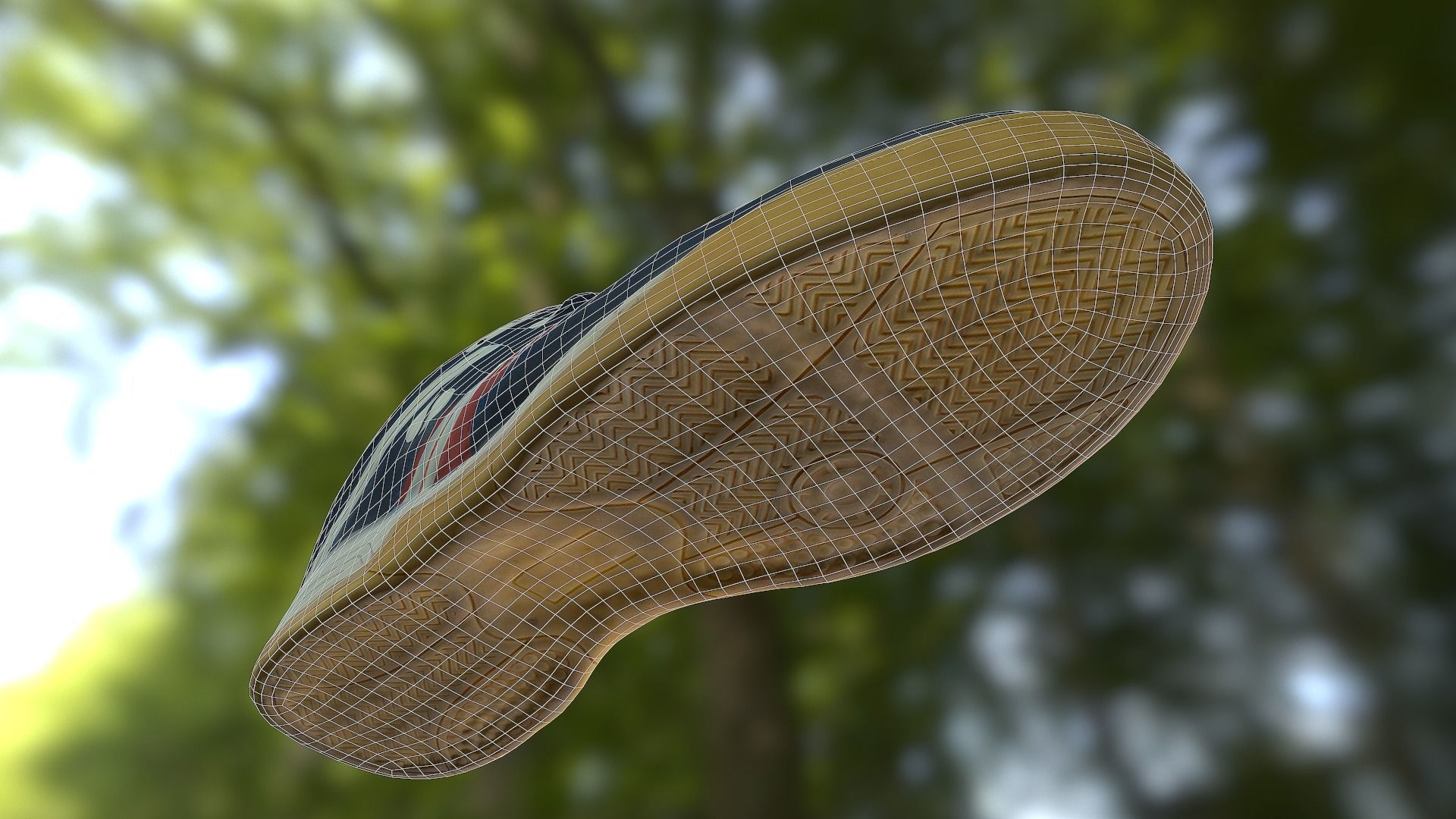 Sport shoe low poly 3D model Low-poly 3D model_14