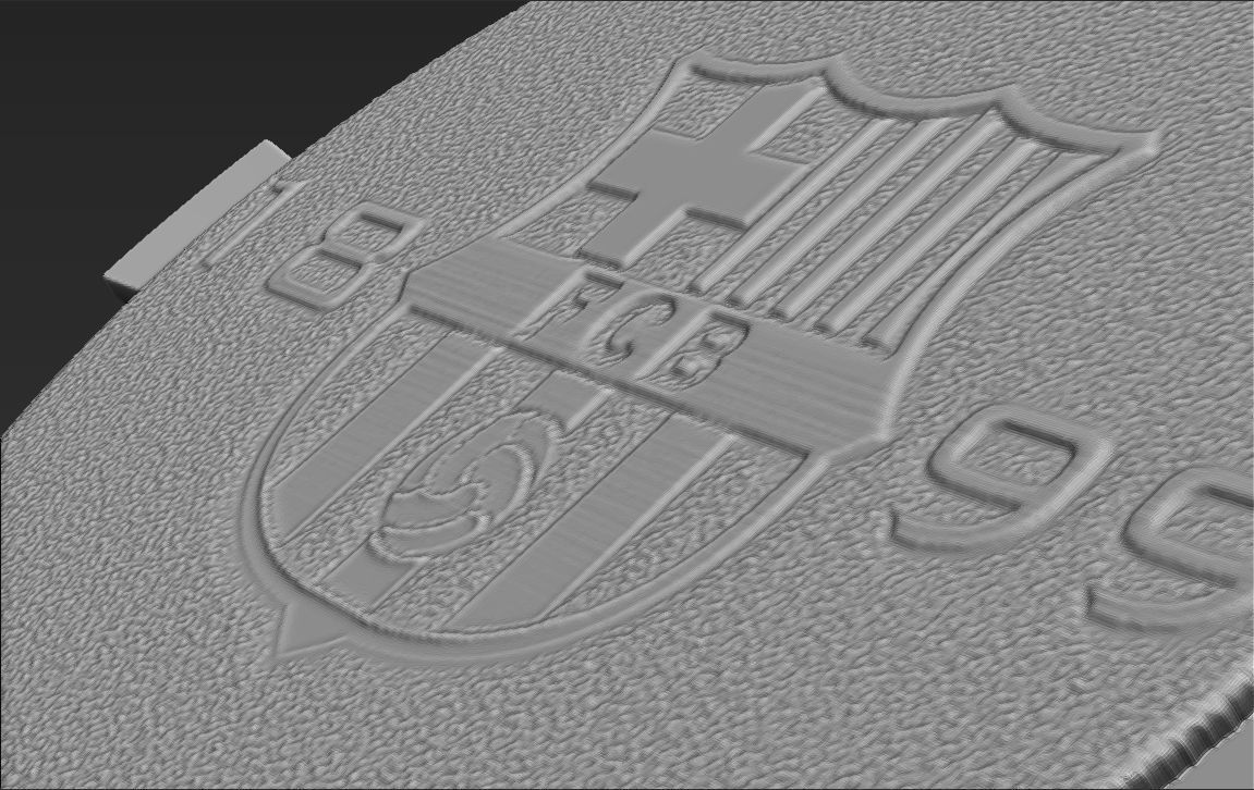 Decorative FC Barcelona Base Stand for figurines 3D print model_6