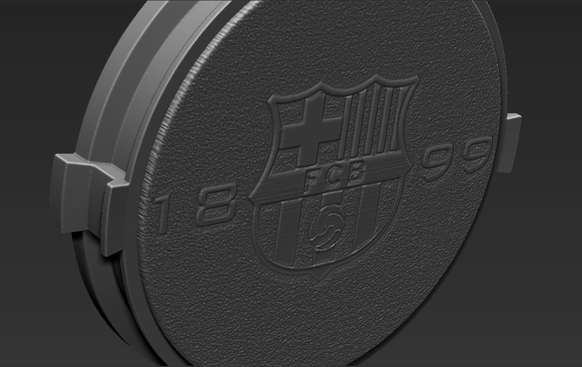 Decorative FC Barcelona Base Stand for figurines 3D print model_9