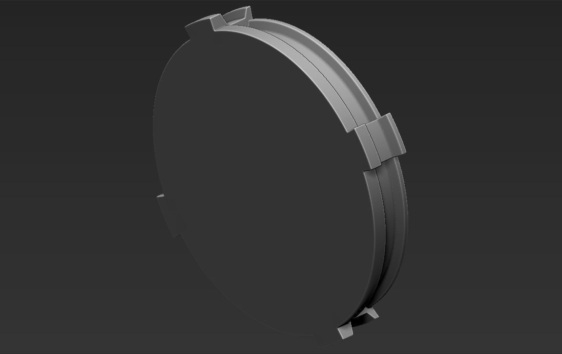 Decorative Real Madrid Base Stand for figurines 3D print model_5