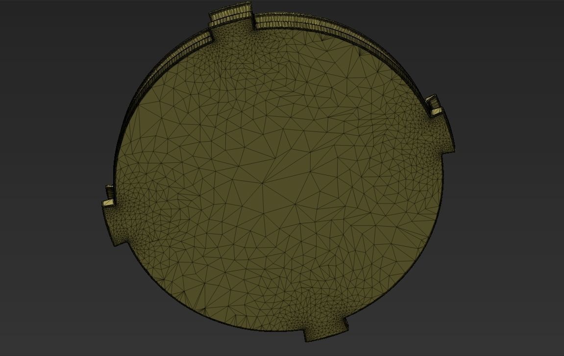 Decorative Real Madrid Base Stand for figurines 3D print model_11