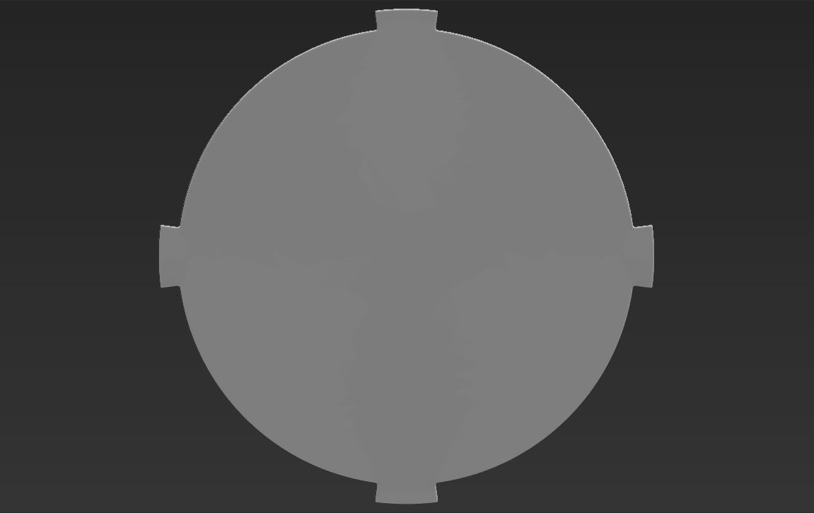 Decorative Real Madrid Base Stand for figurines 3D print model_4