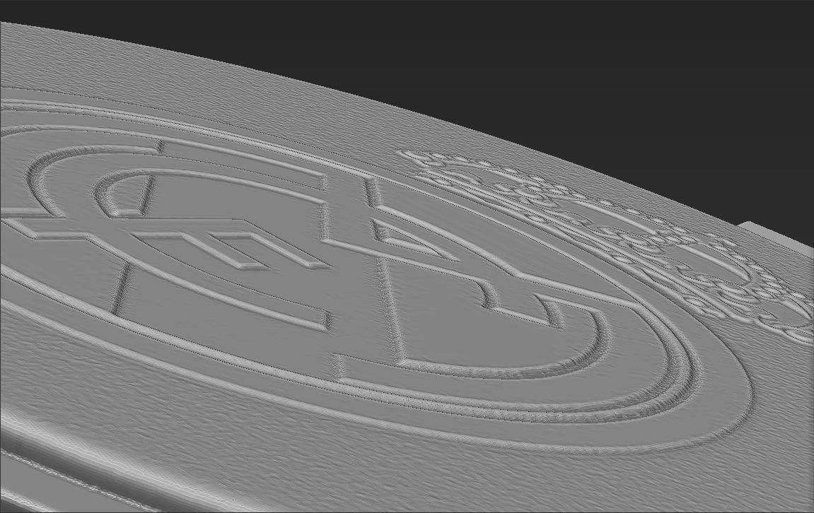 Decorative Real Madrid Base Stand for figurines 3D print model_10