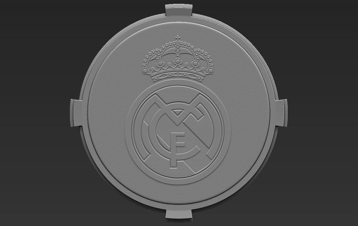 Decorative Real Madrid Base Stand for figurines 3D print model_9
