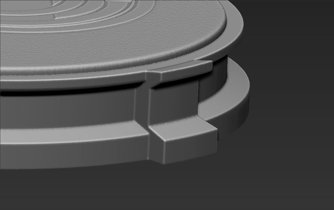 Decorative Real Madrid Base Stand for figurines 3D print model_6