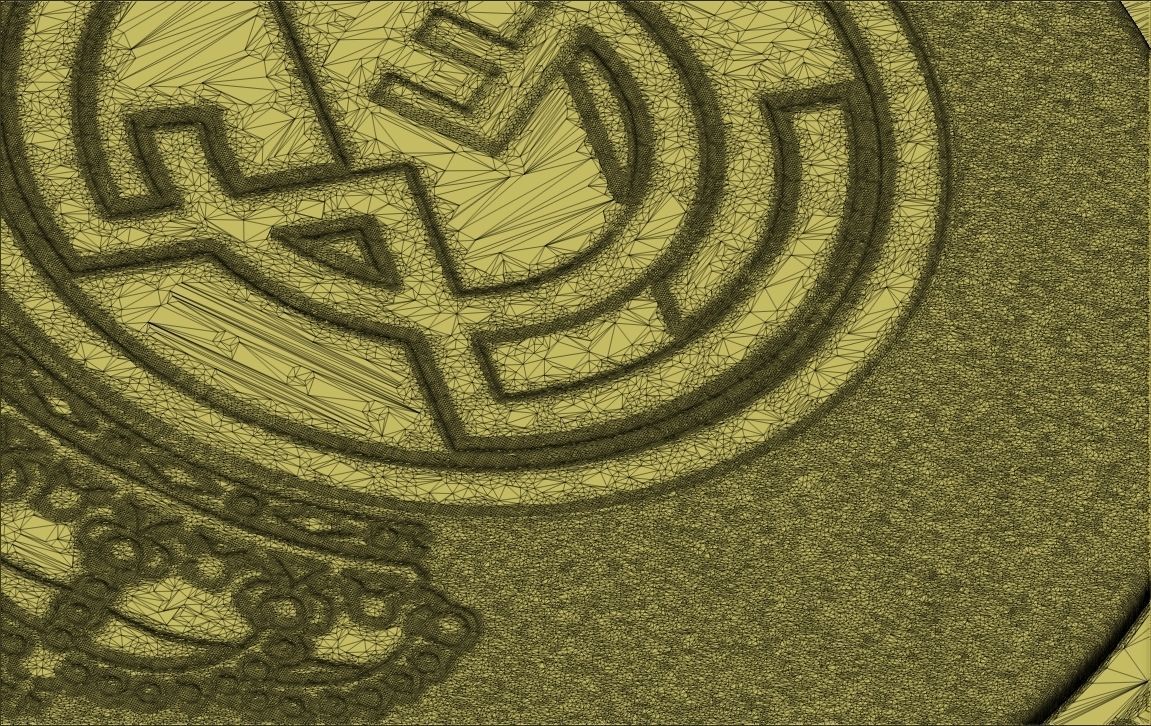 Decorative Real Madrid Base Stand for figurines 3D print model_12