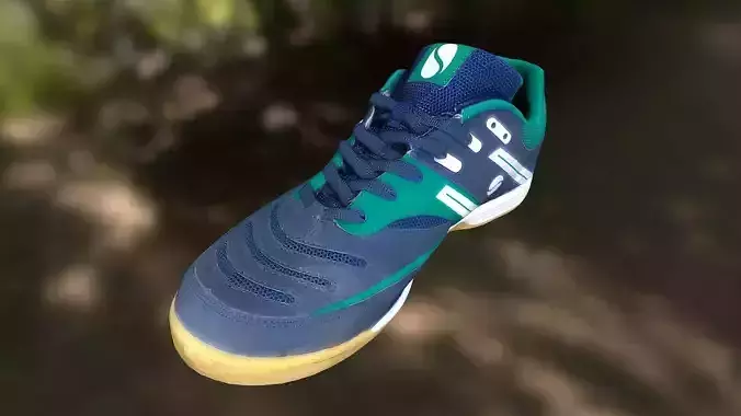 Sport shoe low poly 3D model