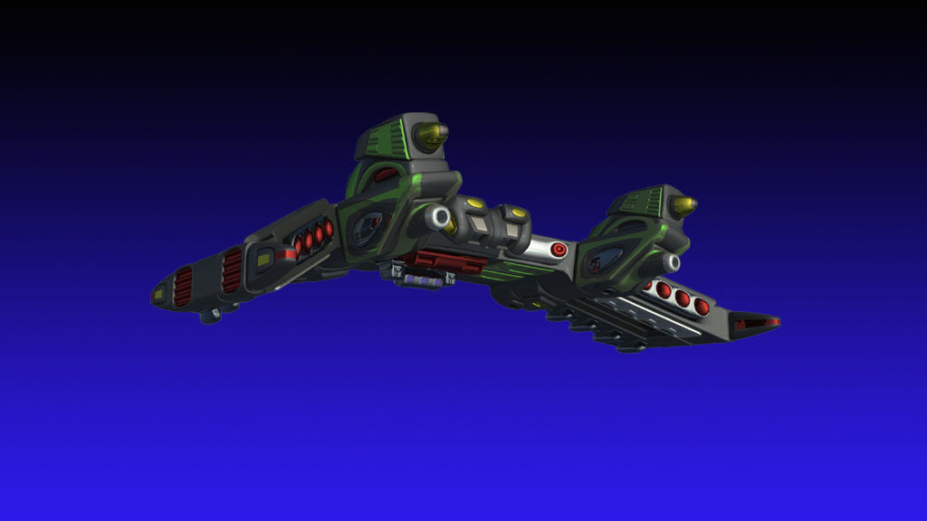 UFO 3 spaceship 3D model_1