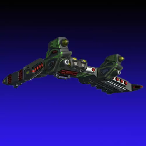 UFO 3 spaceship 3D model_0