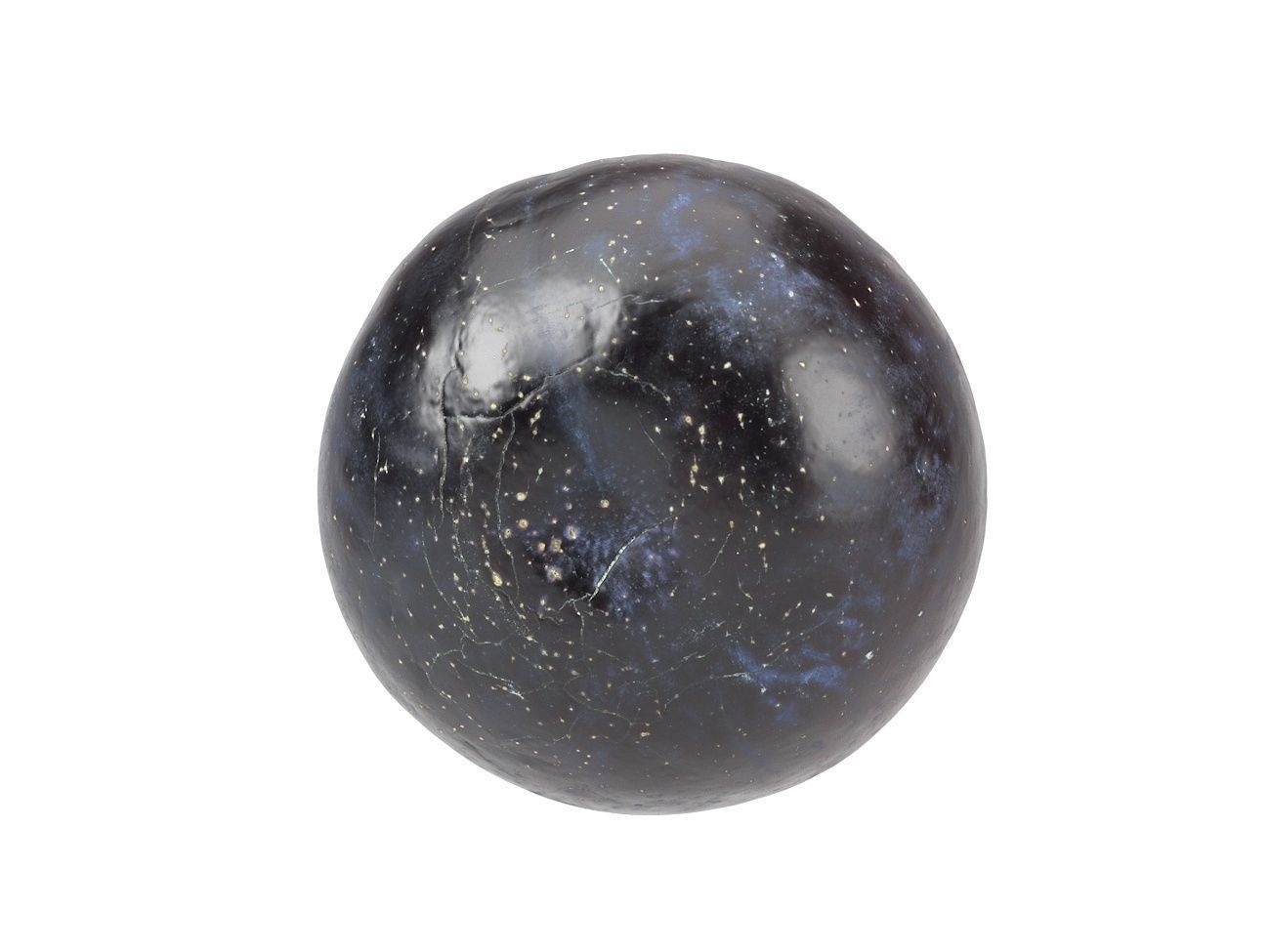 Photorealistic Plum 3D Scan 3D model_5