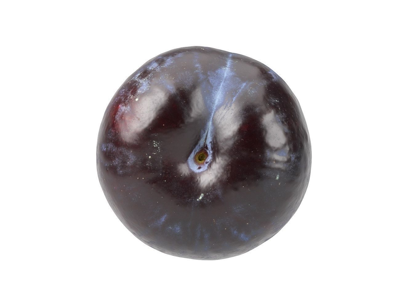 Photorealistic Plum 3D Scan 3D model_3
