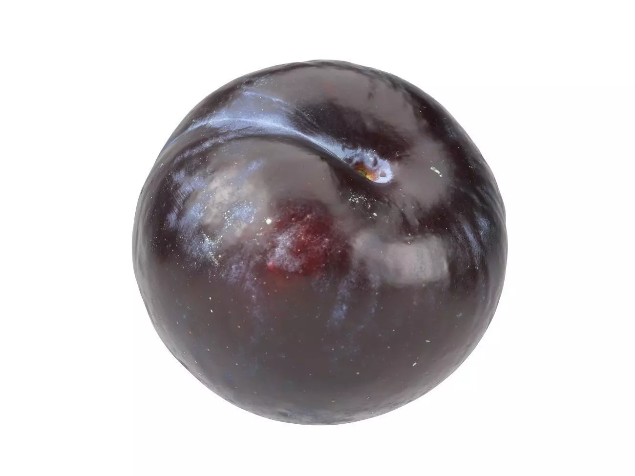 Photorealistic Plum 3D Scan 3D model_0