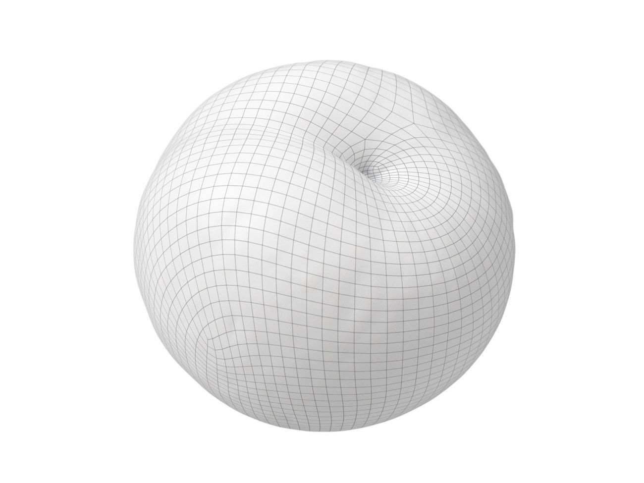 Photorealistic Plum 3D Scan 3D model_7