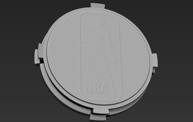 Decorative NBA Base Stand for figurines 3D print model