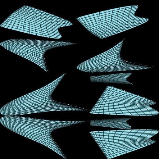 air ship 3D model_26