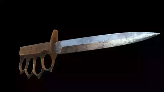 Knuckle Duster Trench Knife