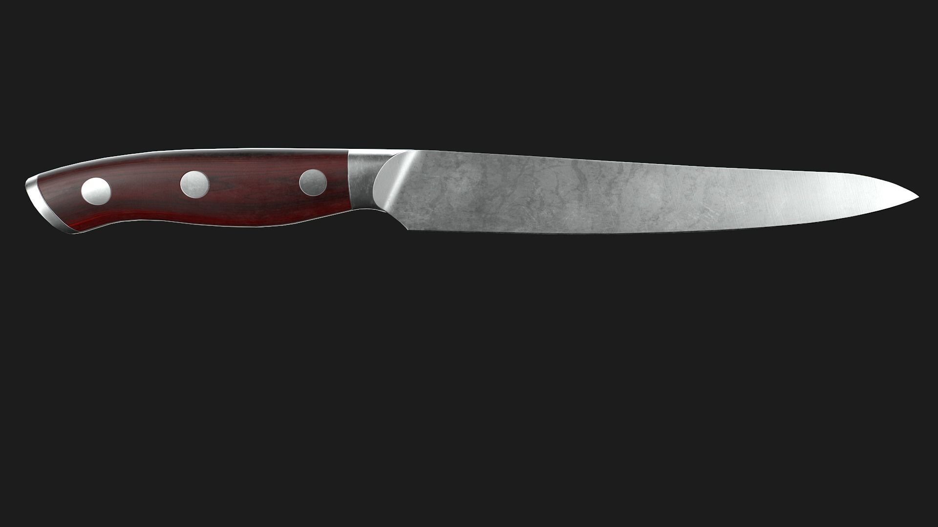 Kitchen Knives Pack PBR Game-Ready Low-poly 3D model_17