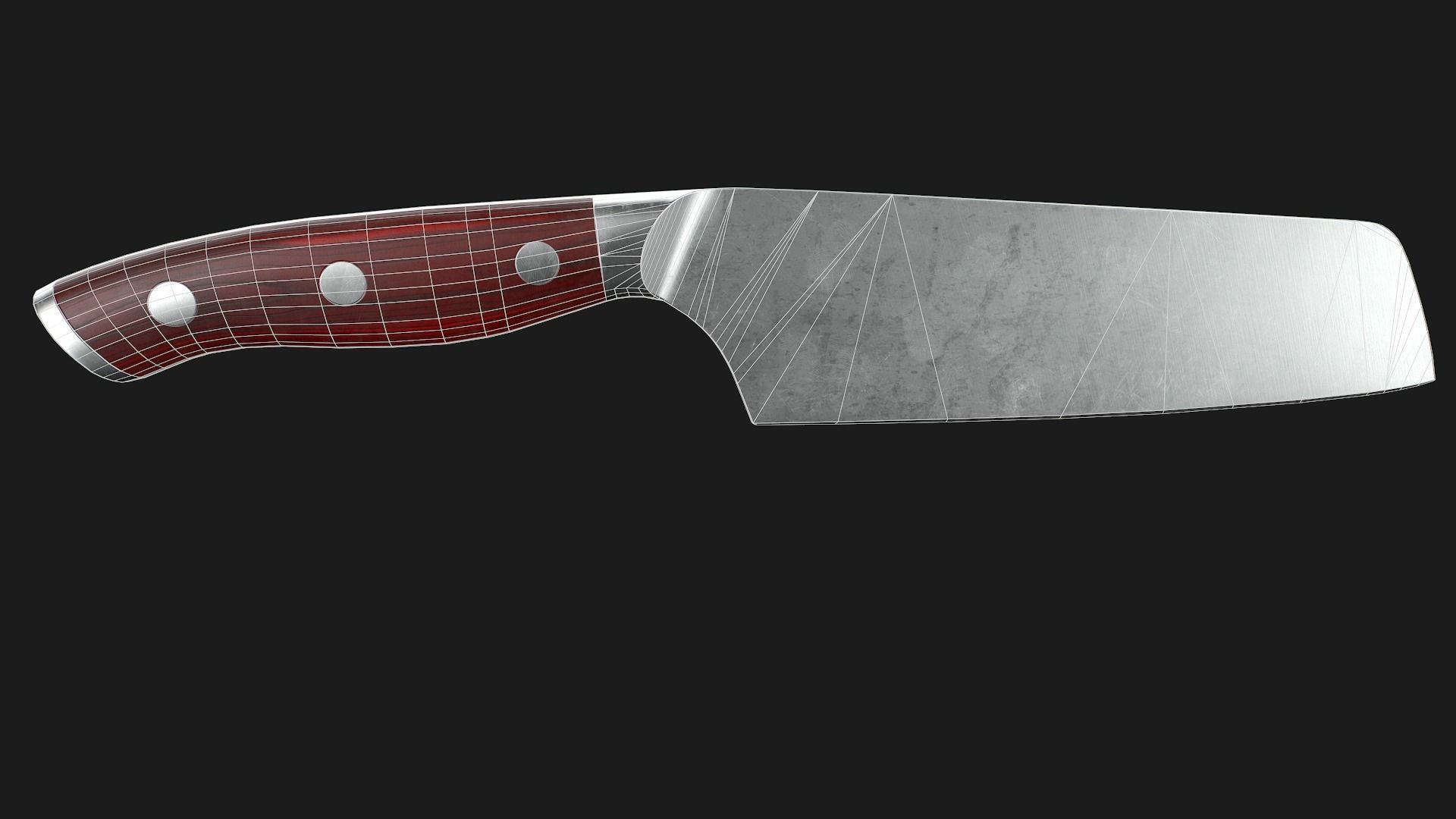 Kitchen Knives Pack PBR Game-Ready Low-poly 3D model_22