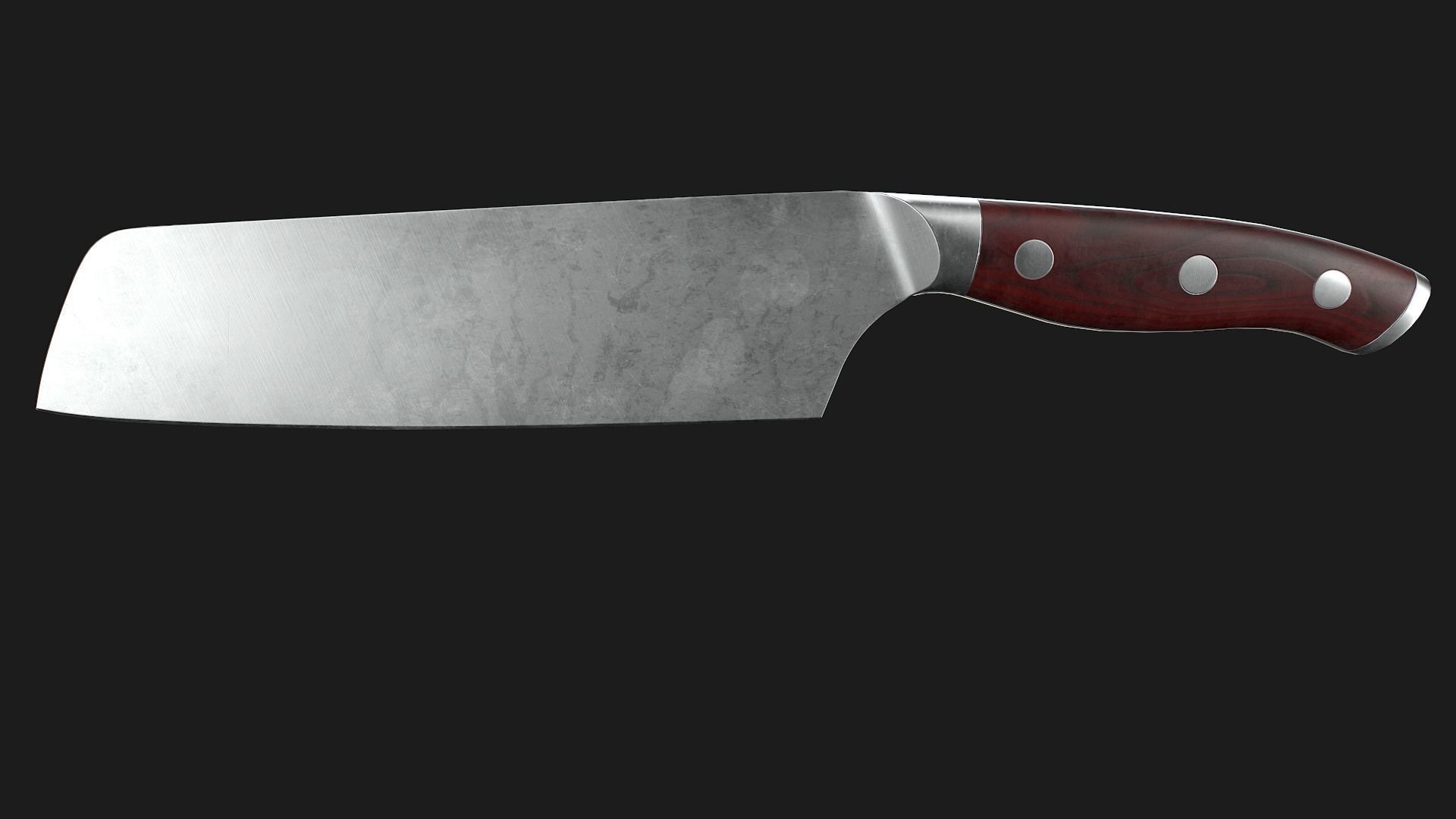 Kitchen Knives Pack PBR Game-Ready Low-poly 3D model_23