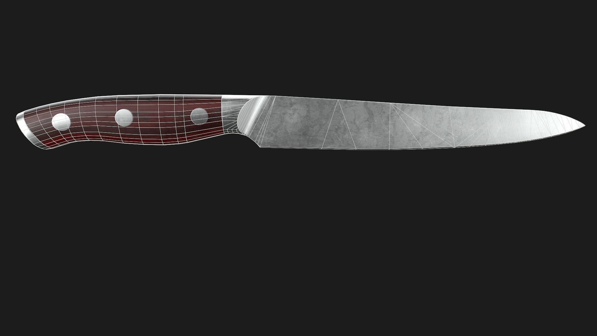 Kitchen Knives Pack PBR Game-Ready Low-poly 3D model_18