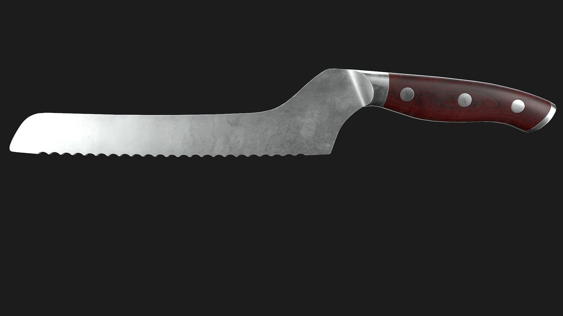 Kitchen Knives Pack PBR Game-Ready Low-poly 3D model_11