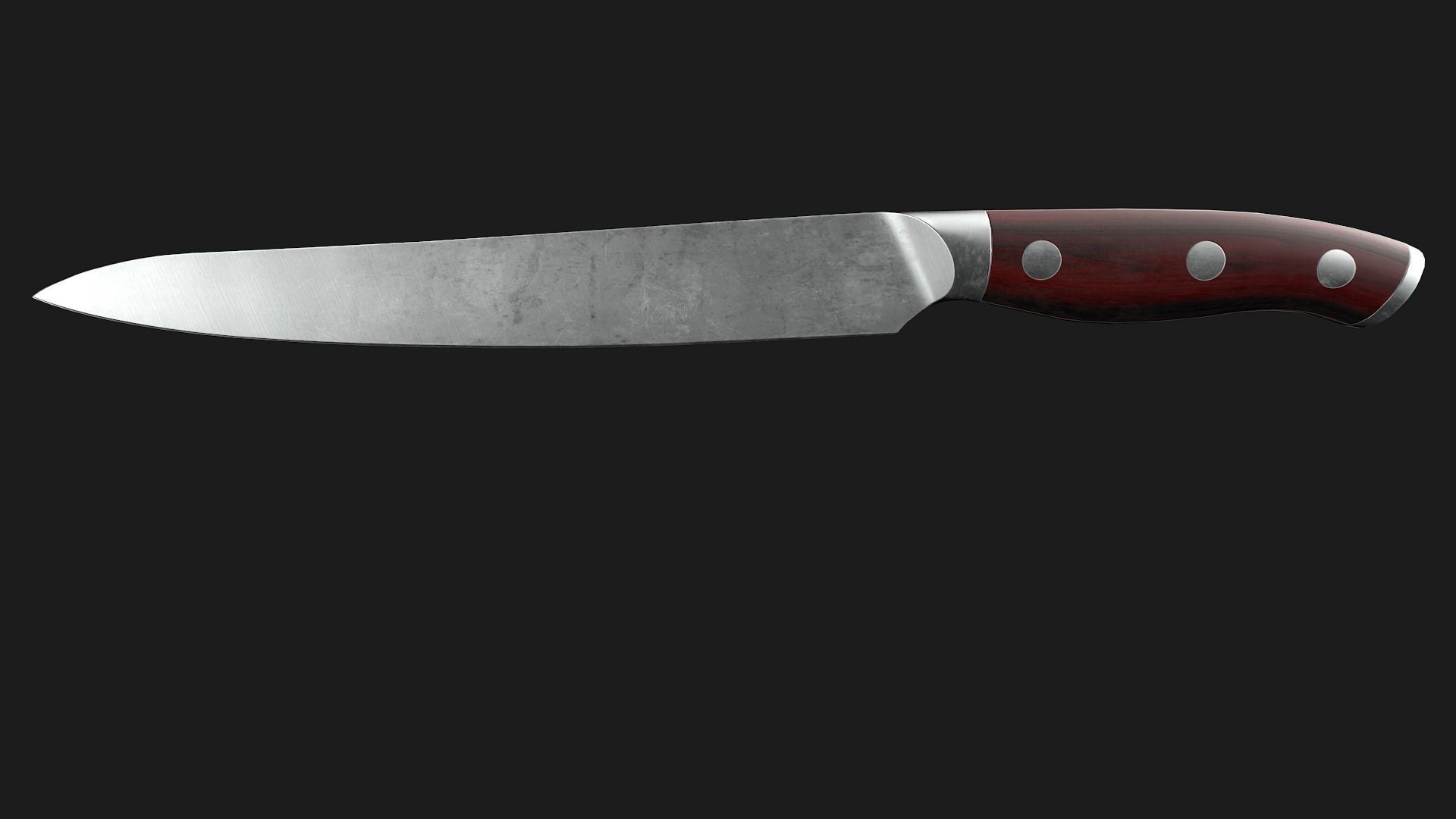 Kitchen Knives Pack PBR Game-Ready Low-poly 3D model_15