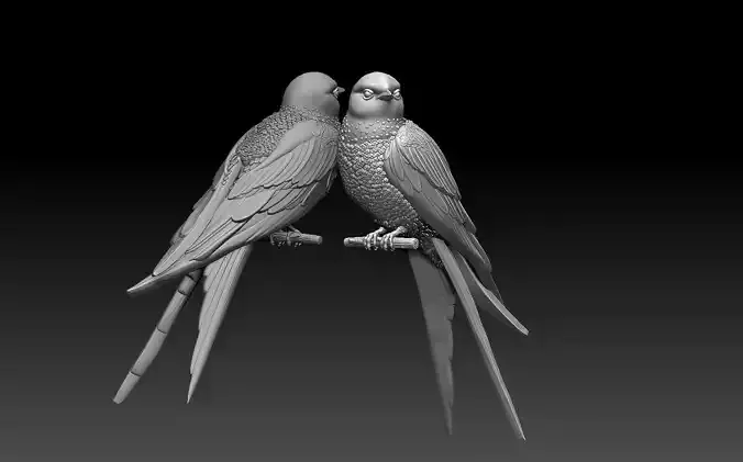swallow 3D print model