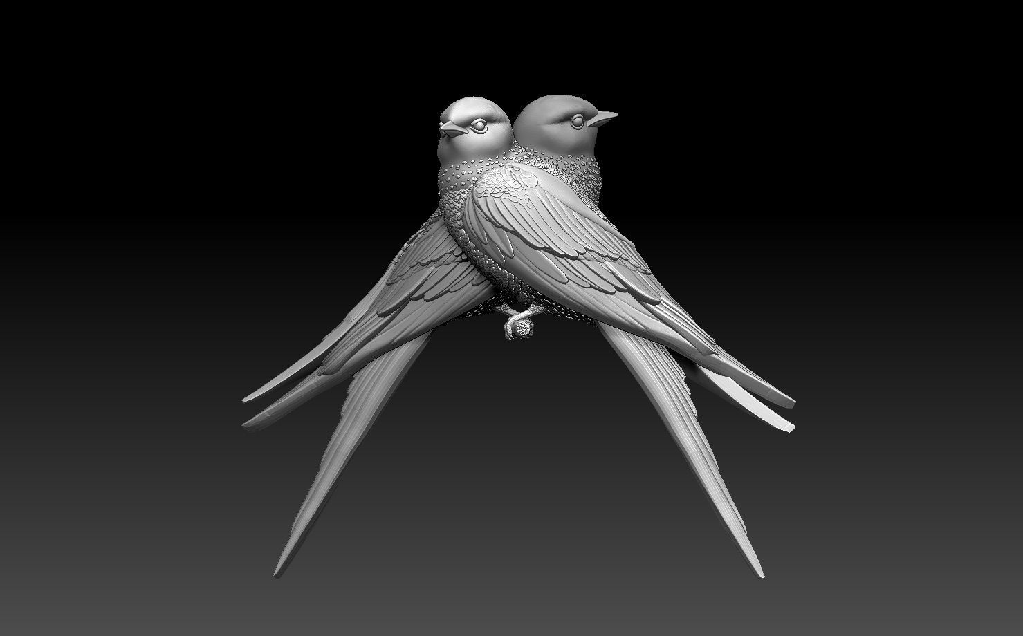 swallow 3D print model_6