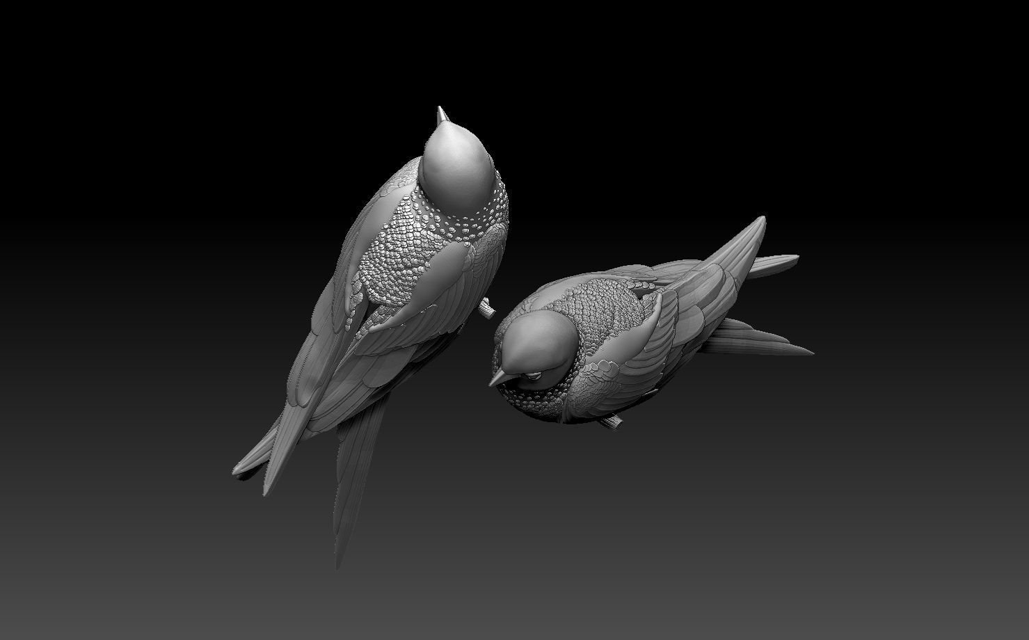 swallow 3D print model_14