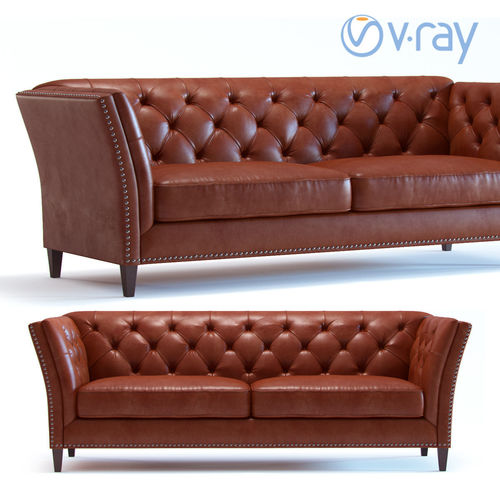 Scotch Tufted Sofa 3D model
