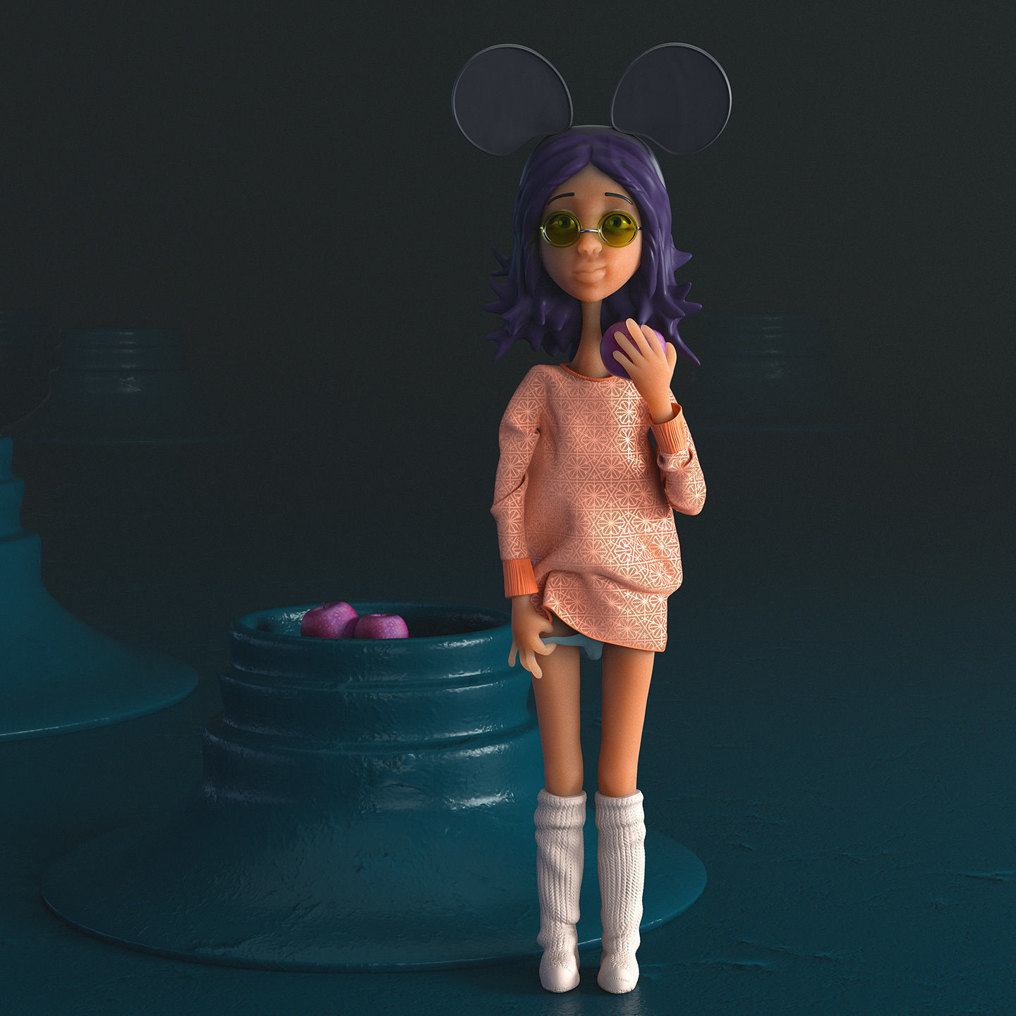 Eva in new Eden 3D model_1