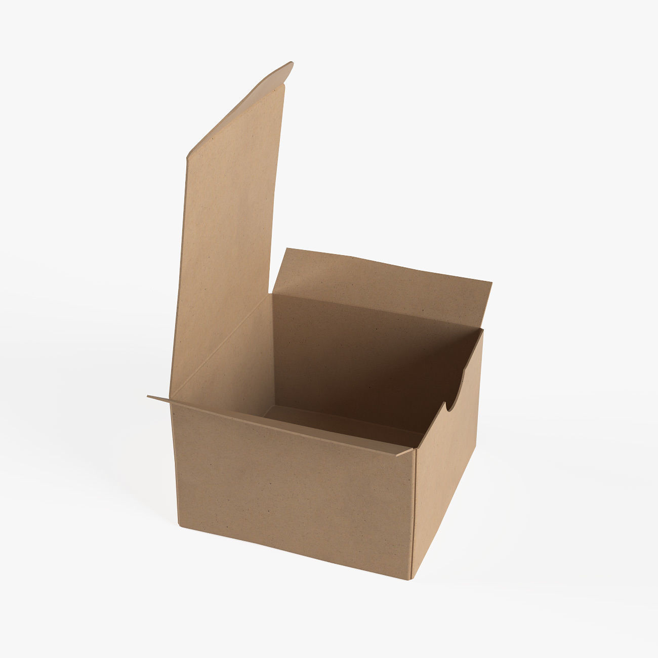 Cardboard box 3D model_6