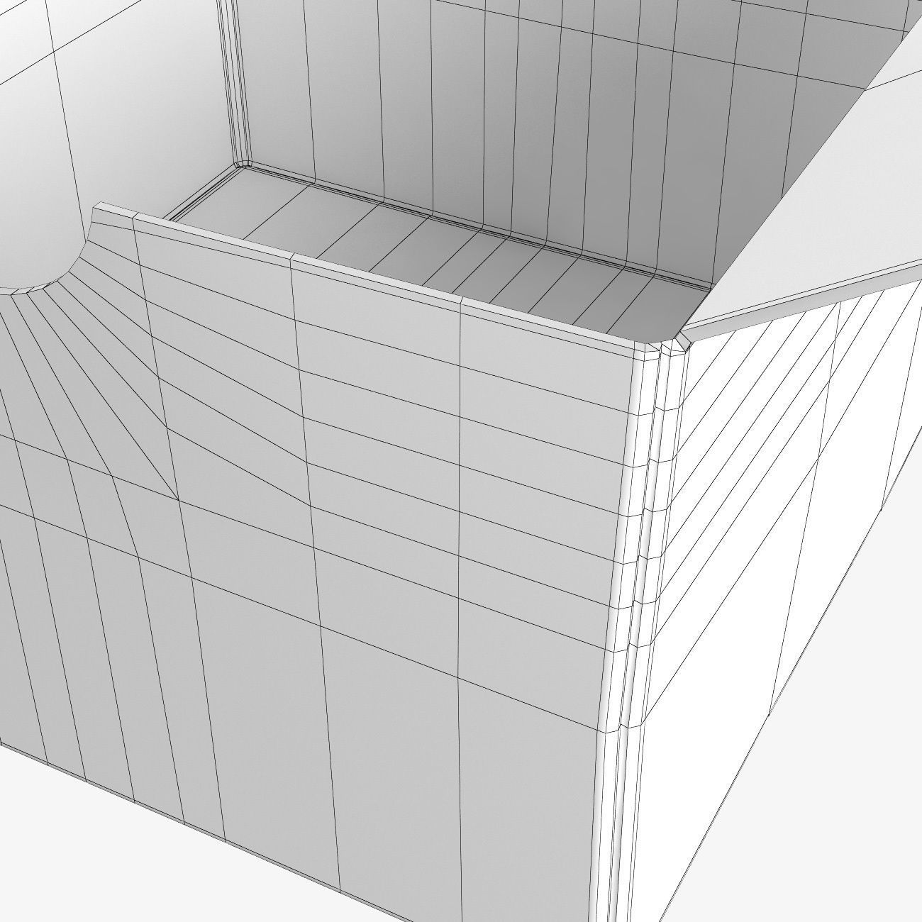 Cardboard box 3D model_8