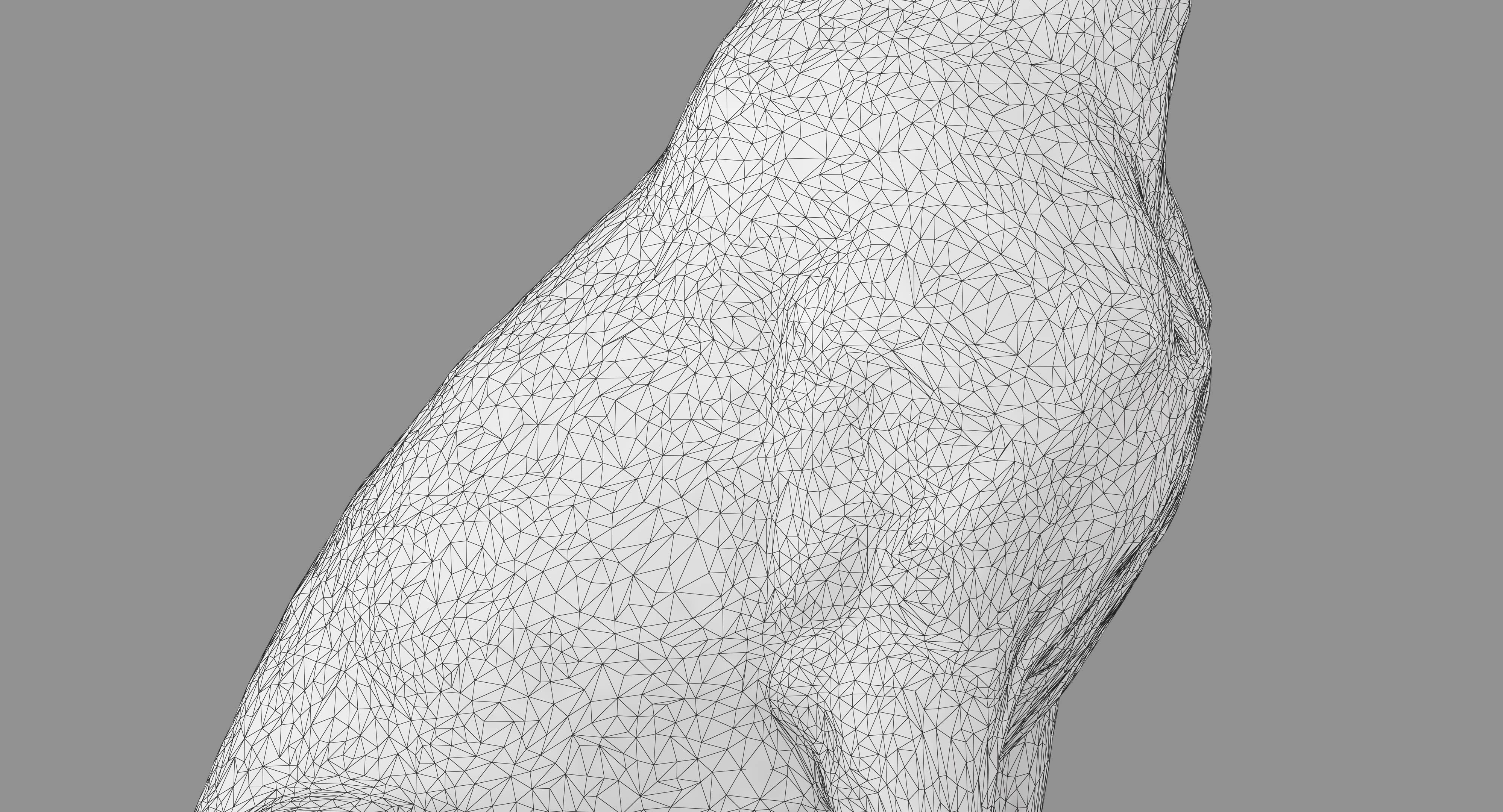 Dalmatian Dog Sitting Low-poly 3D model_24