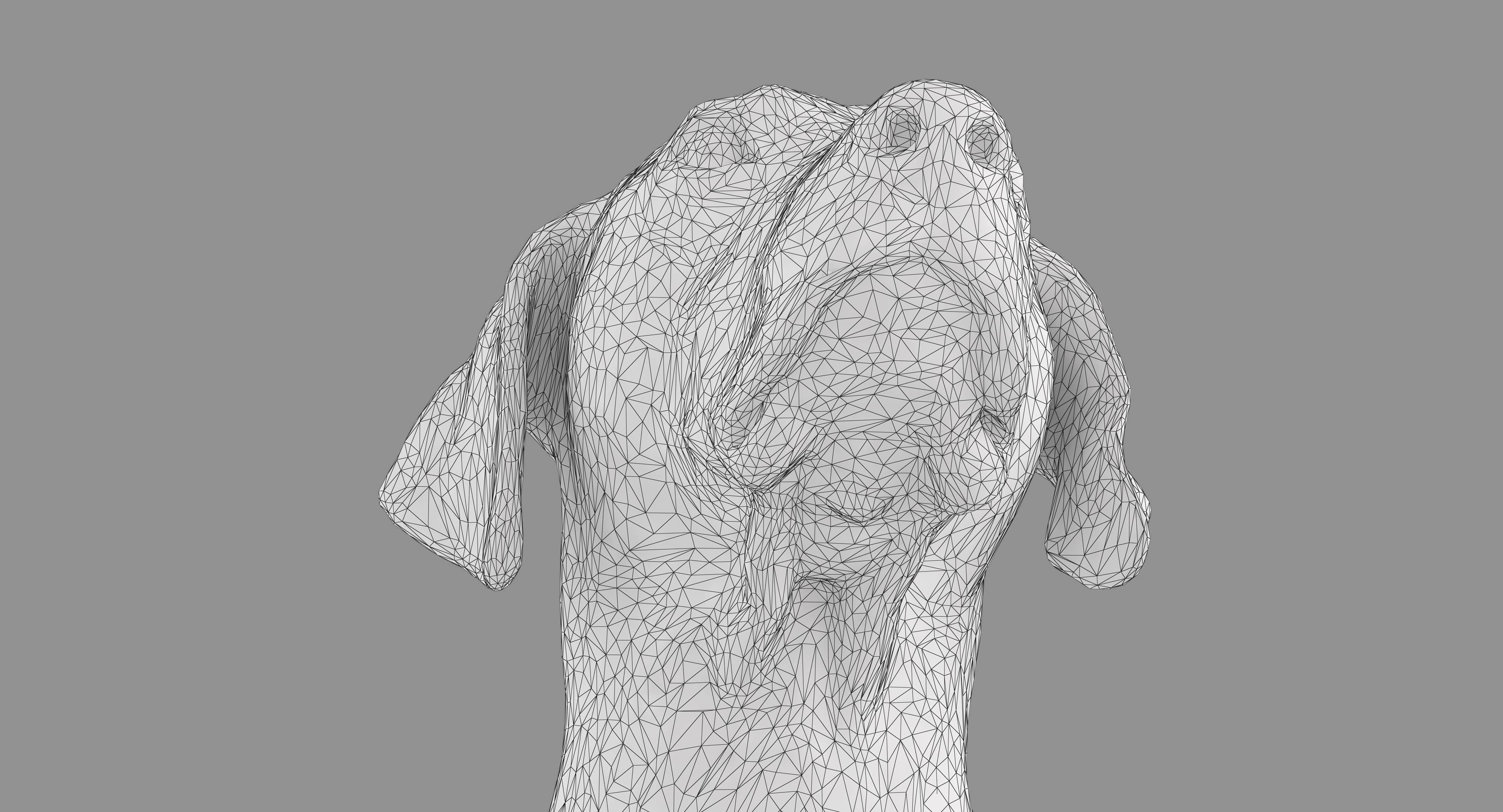 Dalmatian Dog Sitting Low-poly 3D model_18