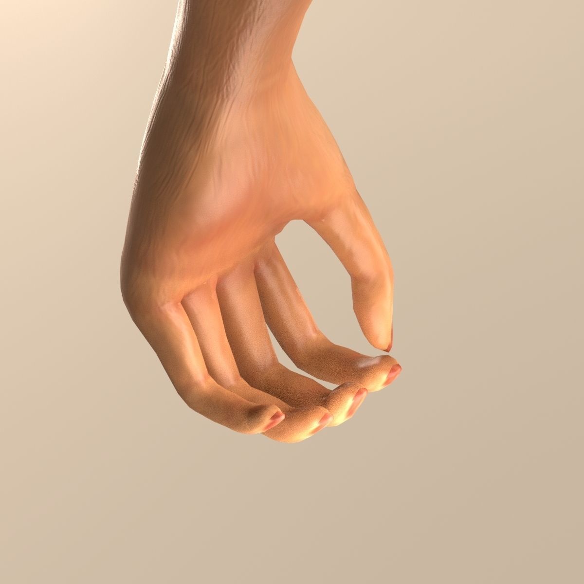 Bloodelf Female Full Rig and HumanIK Low-poly 3D model_10