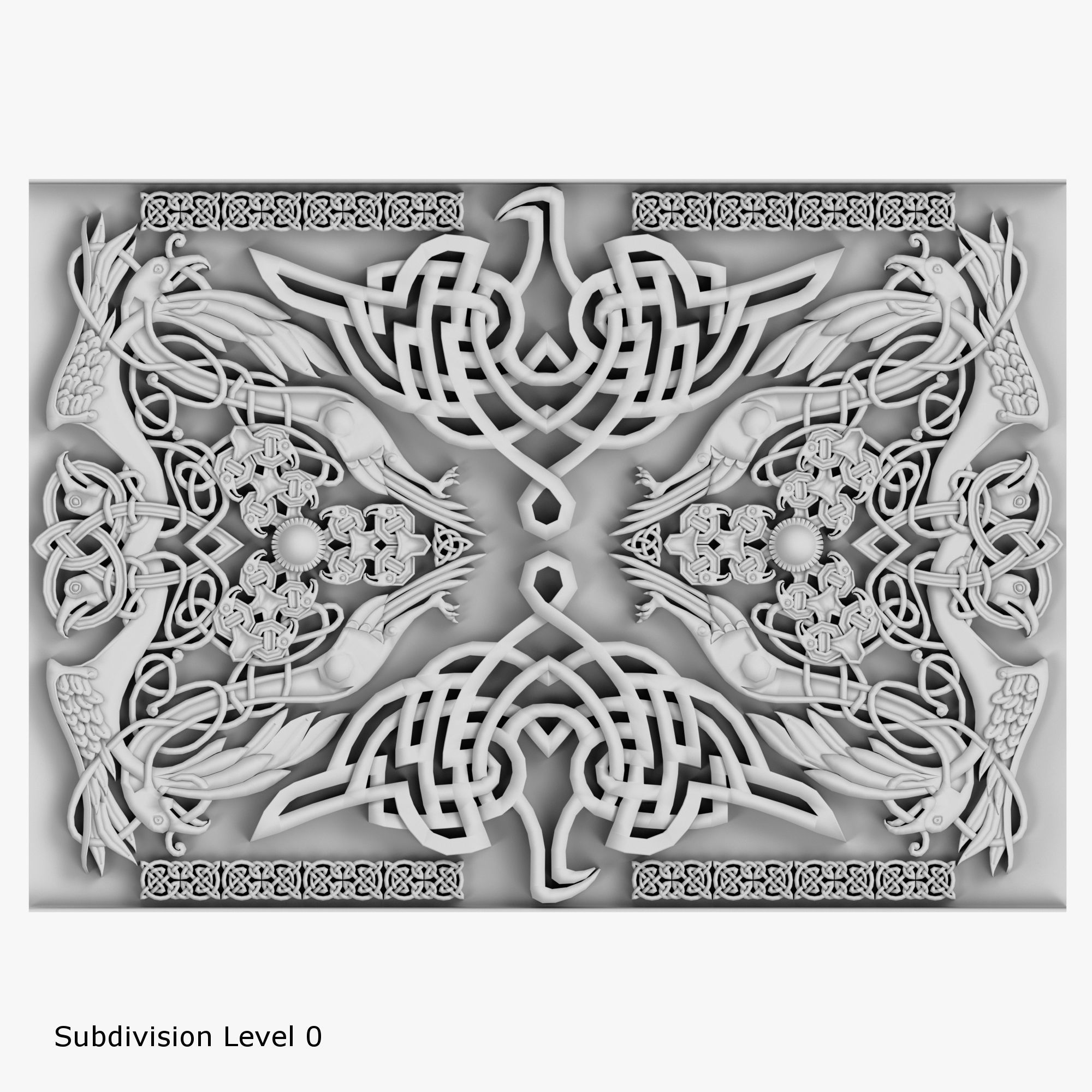 Celtic Ornaments Collection 3D model_16