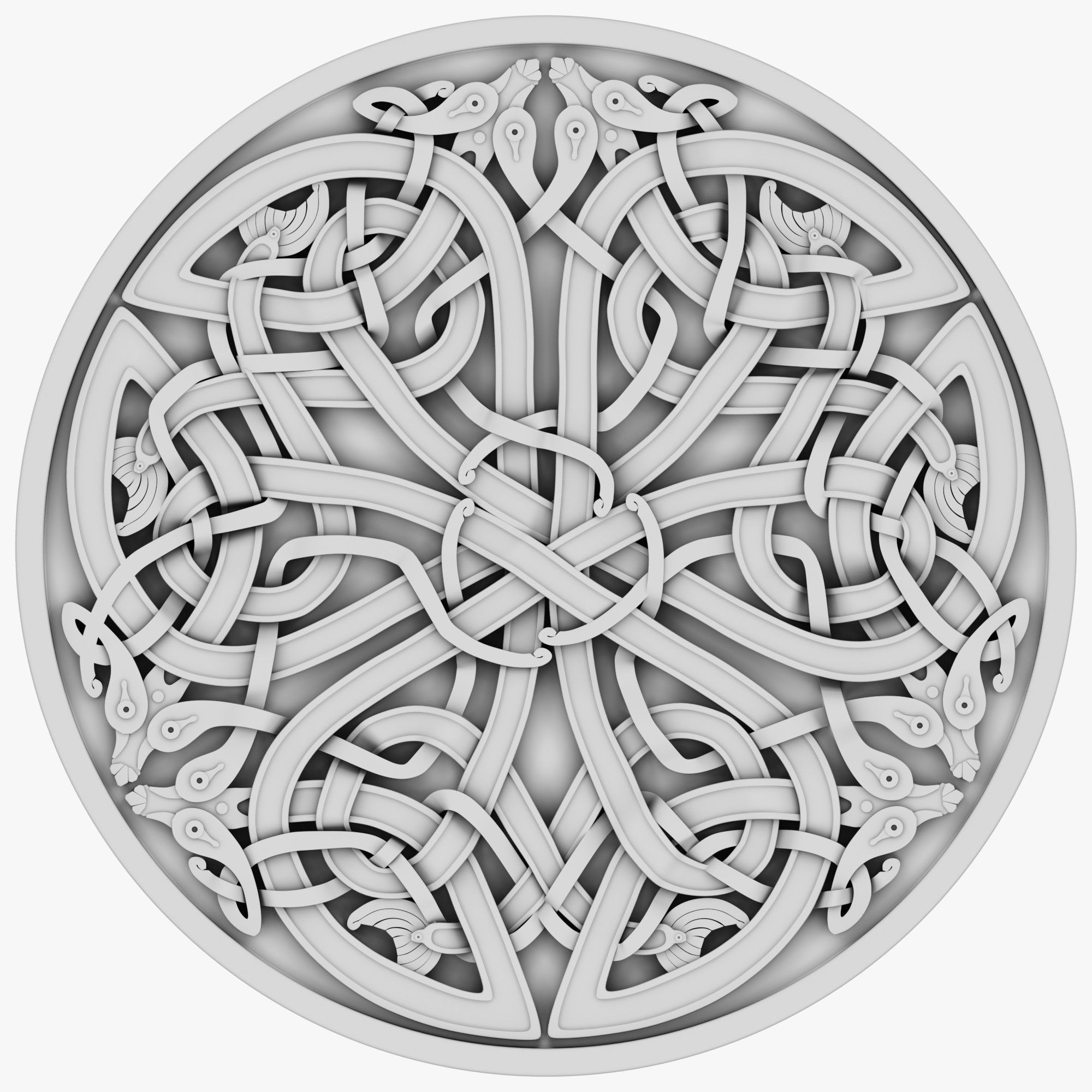 Celtic Ornaments Collection 3D model_76