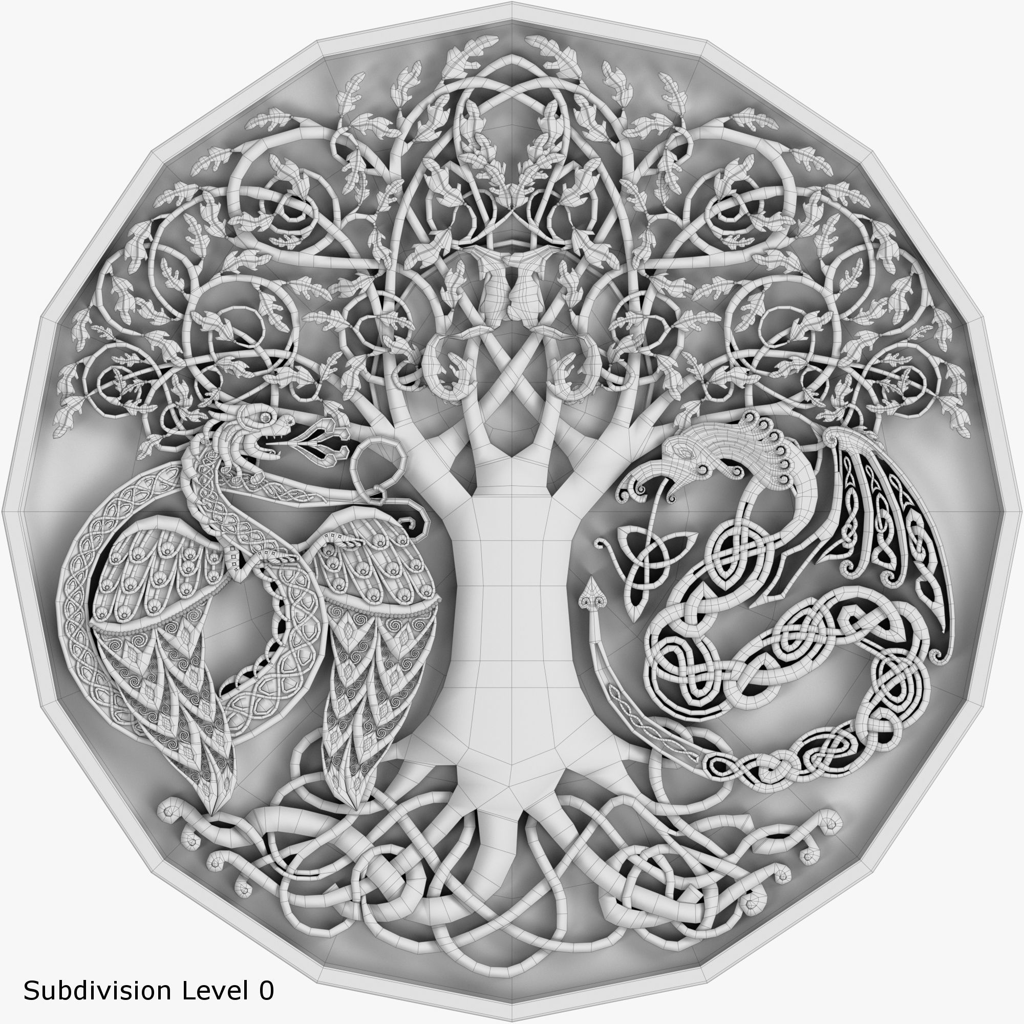 Celtic Ornaments Collection 3D model_30