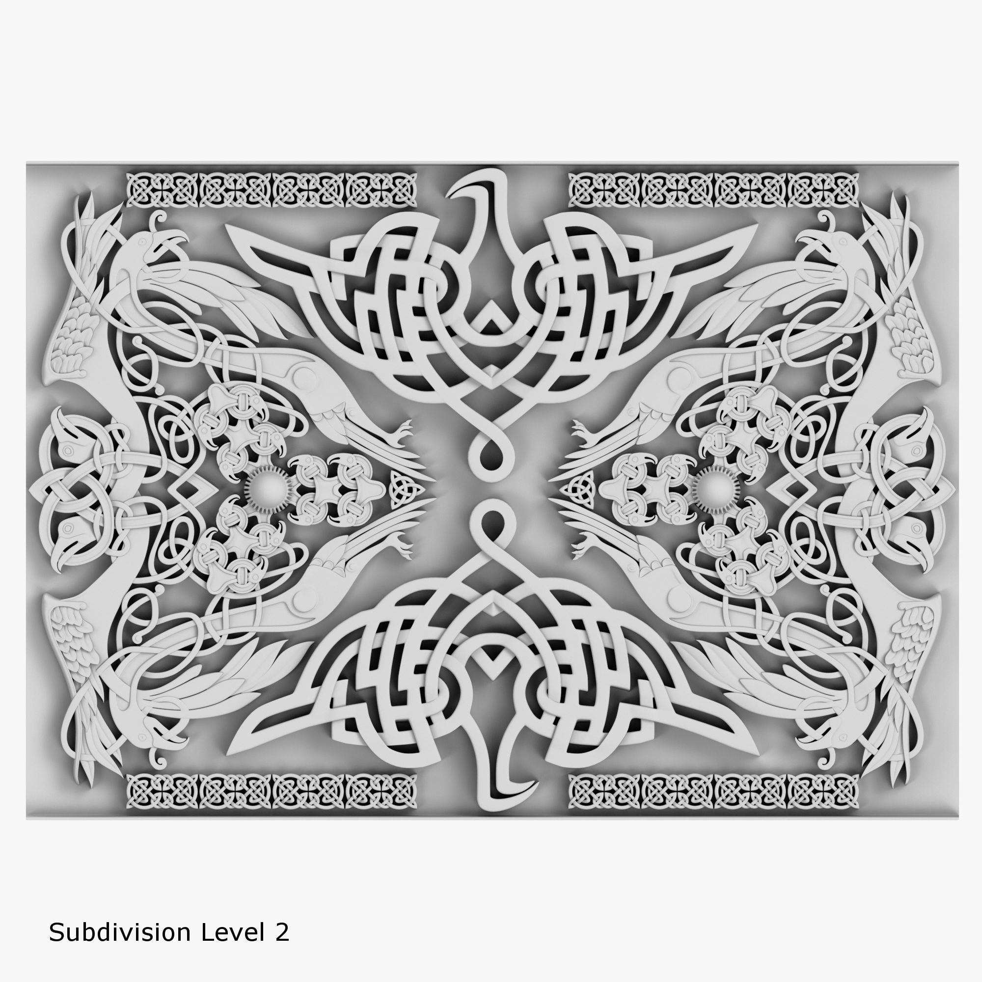 Celtic Ornaments Collection 3D model_17