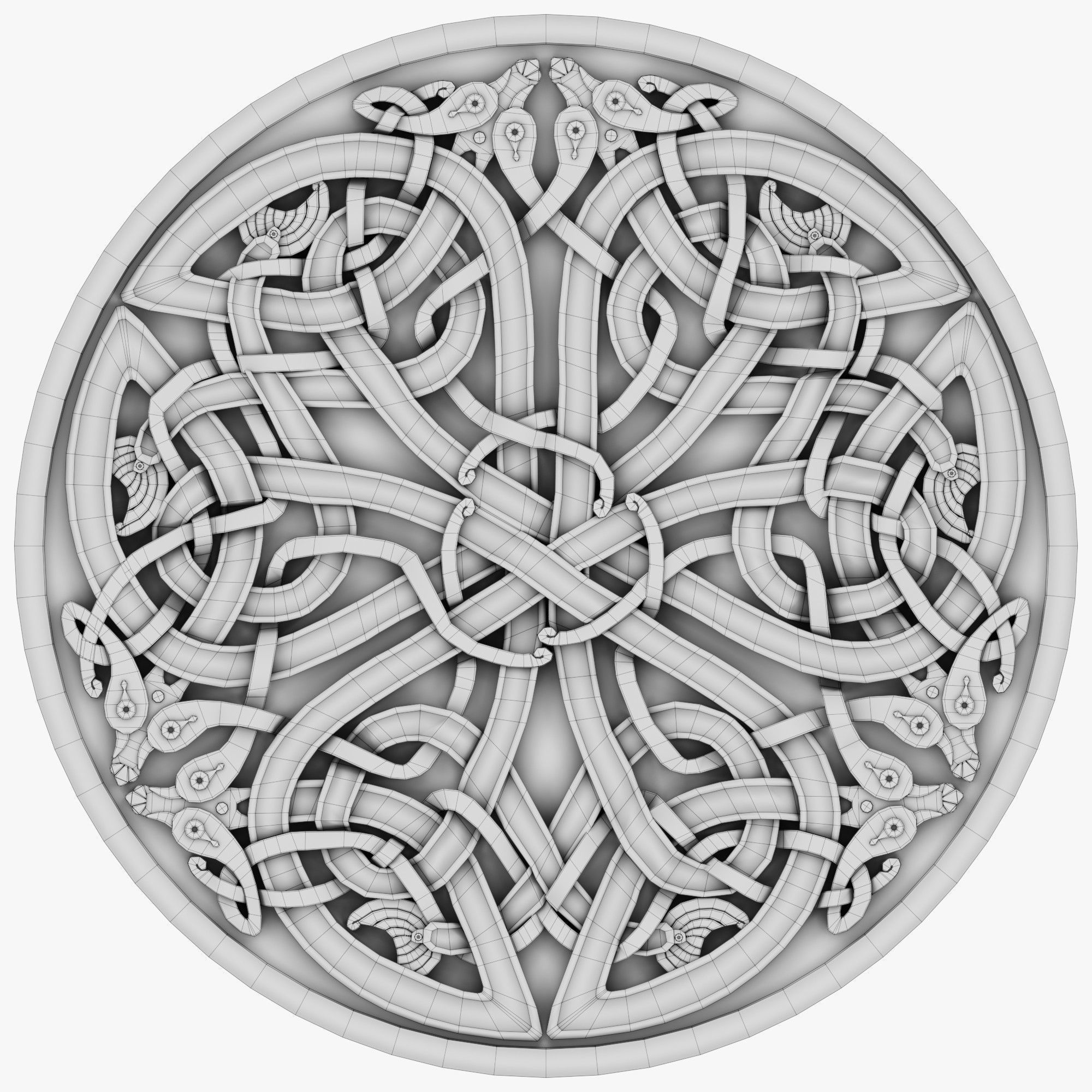 Celtic Ornaments Collection 3D model_77