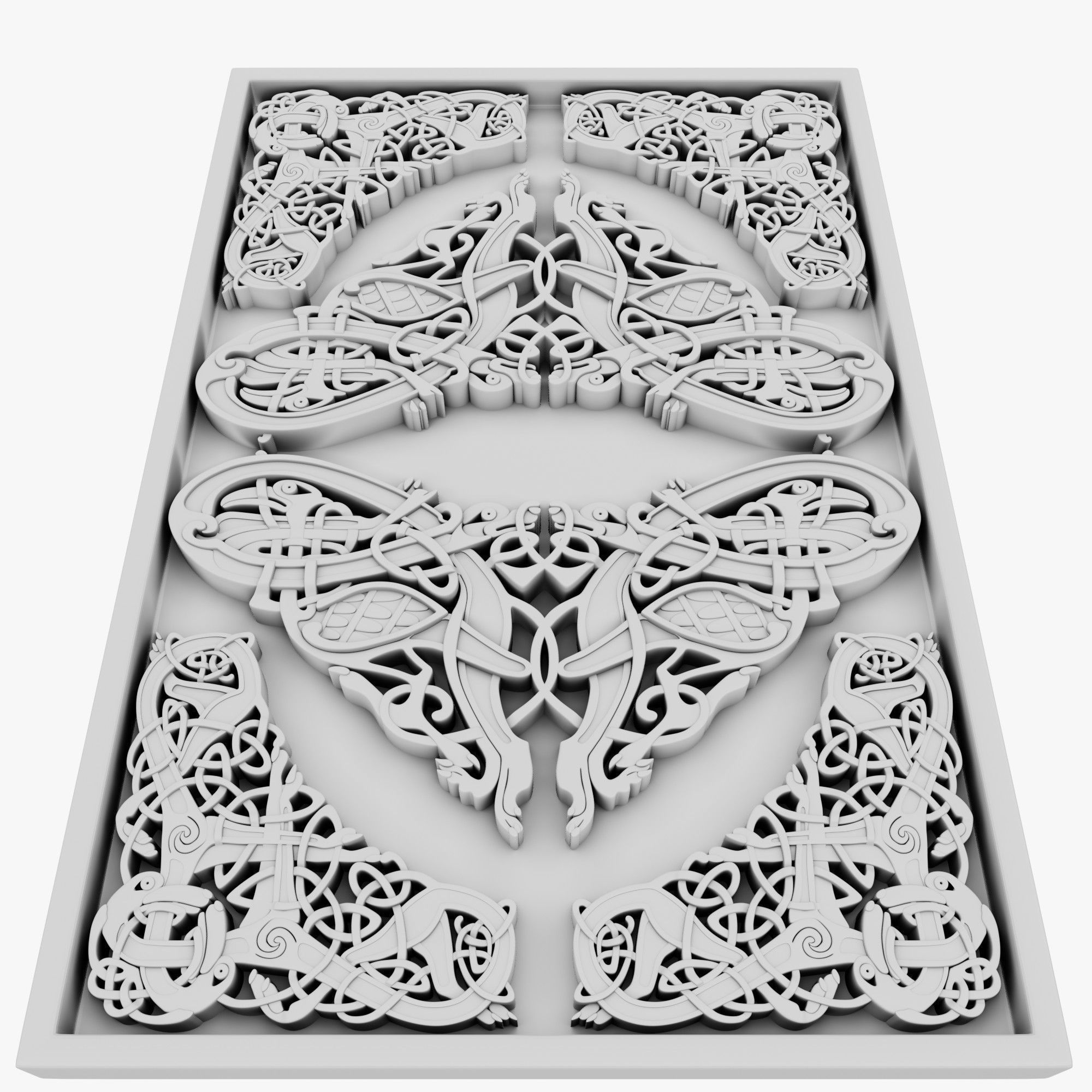 Celtic Ornaments Collection 3D model_67