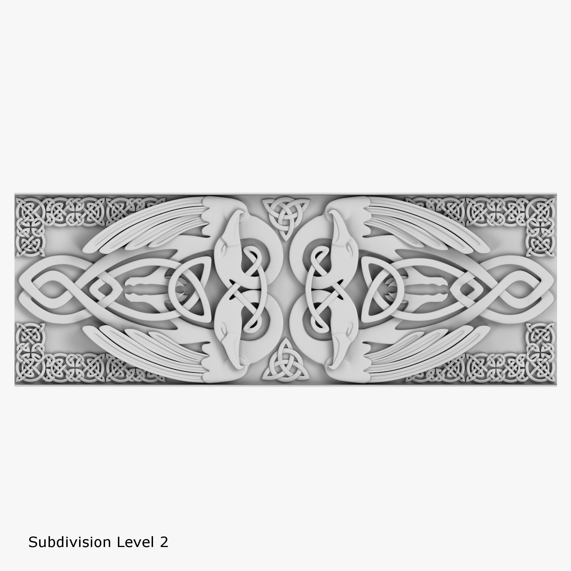 Celtic Ornaments Collection 3D model_11