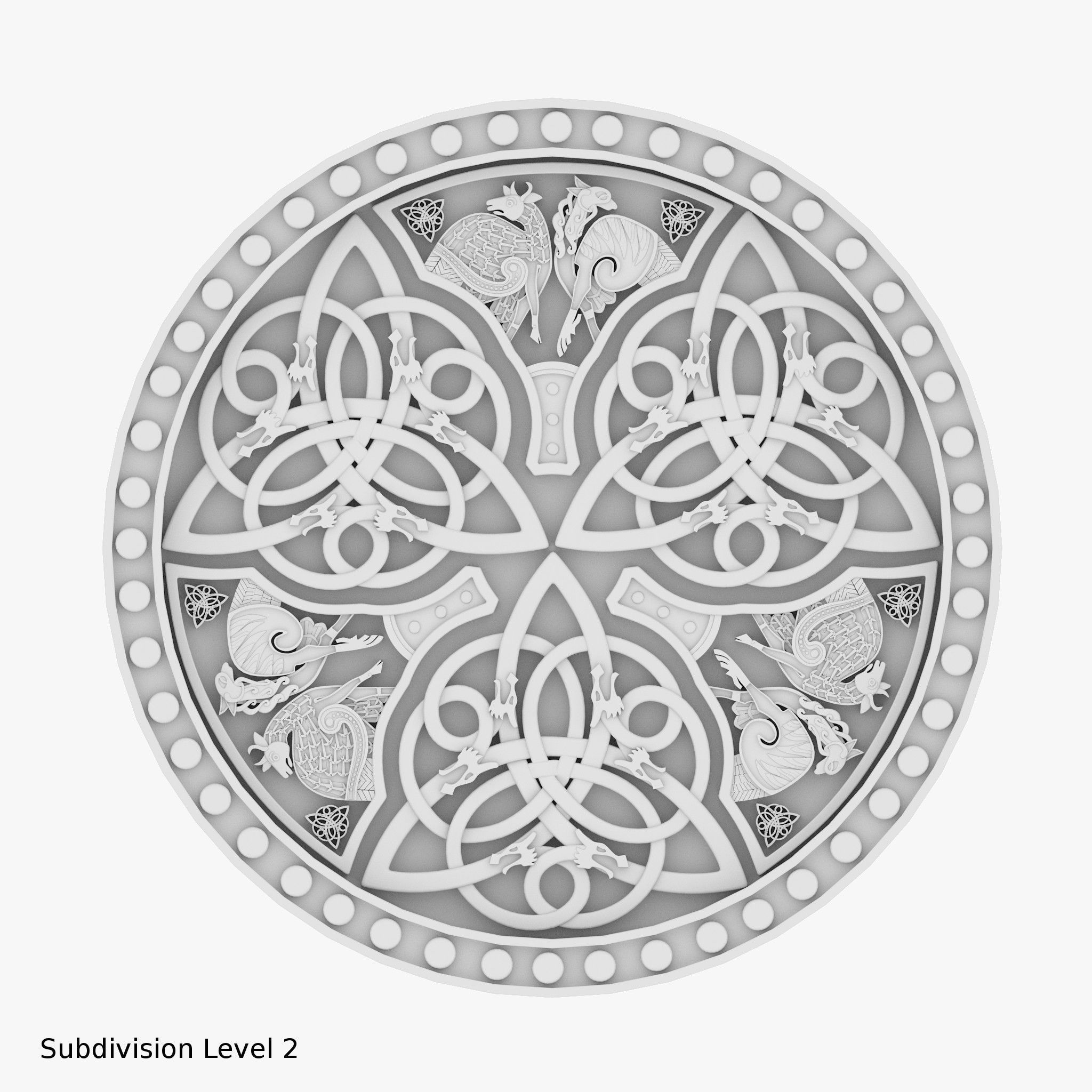 Celtic Ornaments Collection 3D model_32